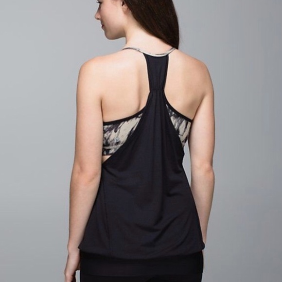 lululemon athletica Tops - No Limits LuluLemon Tank Top w/ Attached Bra
